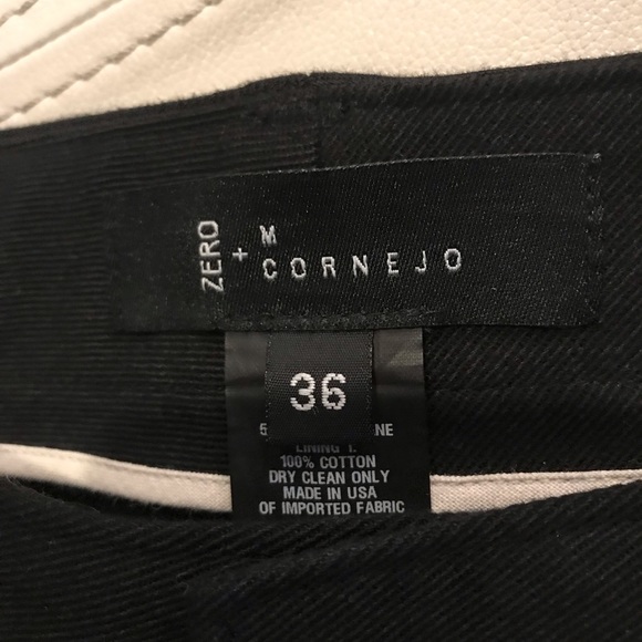 $695 designer Zero + M Cornejo  cotton pants 36x32 - Picture 5 of 12
